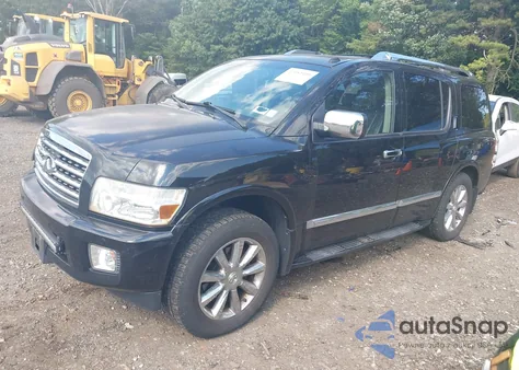 2008 Infiniti Qx56 from USA, damaged, VIN 5N3AA08C08N913990